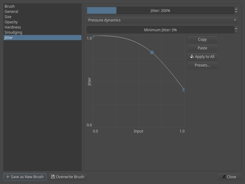 Jitter setting